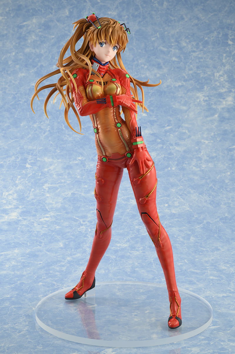 Evangelion 2.0 You Can (Not) Advance. 1/4 Scale Pre-Painted Figure: Shikinami Asuka Langley Test Plugsuit Smile Ver. image 2