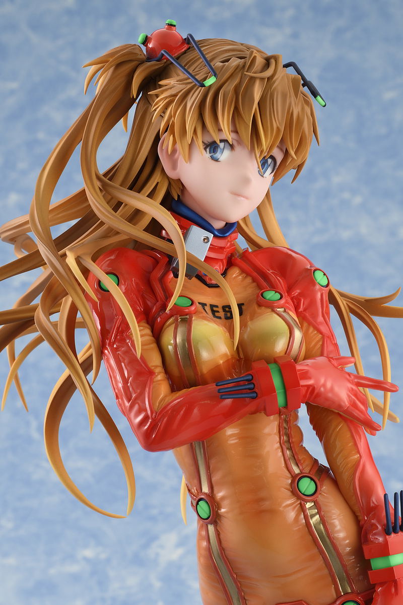 Evangelion 2.0 You Can (Not) Advance. 1/4 Scale Pre-Painted Figure: Shikinami Asuka Langley Test Plugsuit Smile Ver. image 7