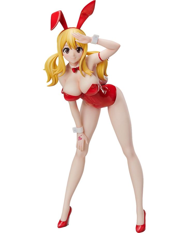 Fairy Tail 1/4 Scale Pre-Painted Figure: Lucy Heartfilia Bare Leg Bunny Ver. Freeing