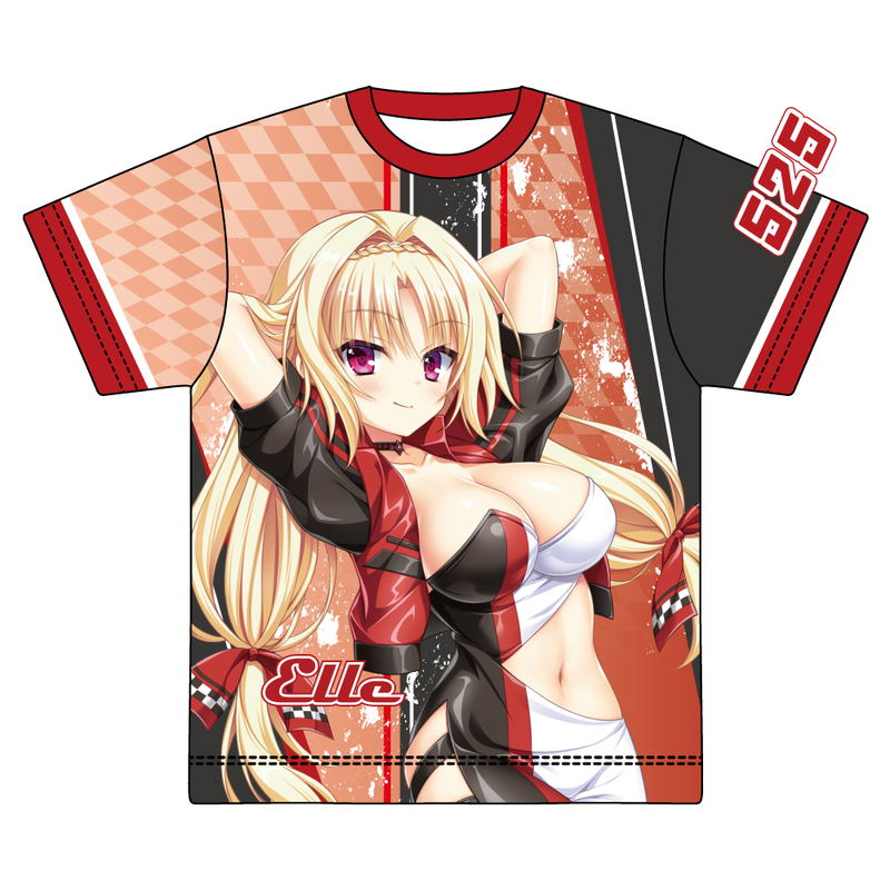 Kin-iro Loveriche Original Illustration Heroina di Caballero Istaa RQ Ver. Full Graphic T-shirt image 1