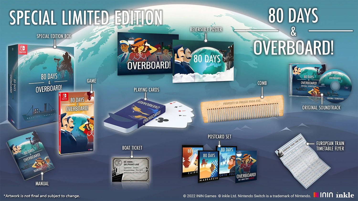 80 Days & Overboard! [Limited Edition] — Import Game Deal