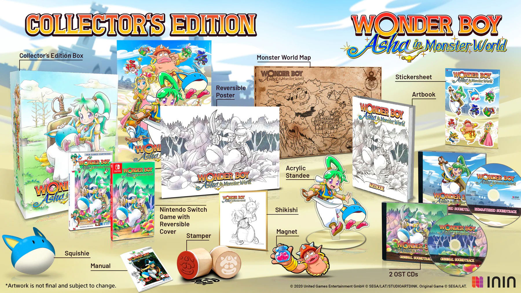Wonder Boy: Asha in Monster World [Collector's Edition] — Import Game Deal