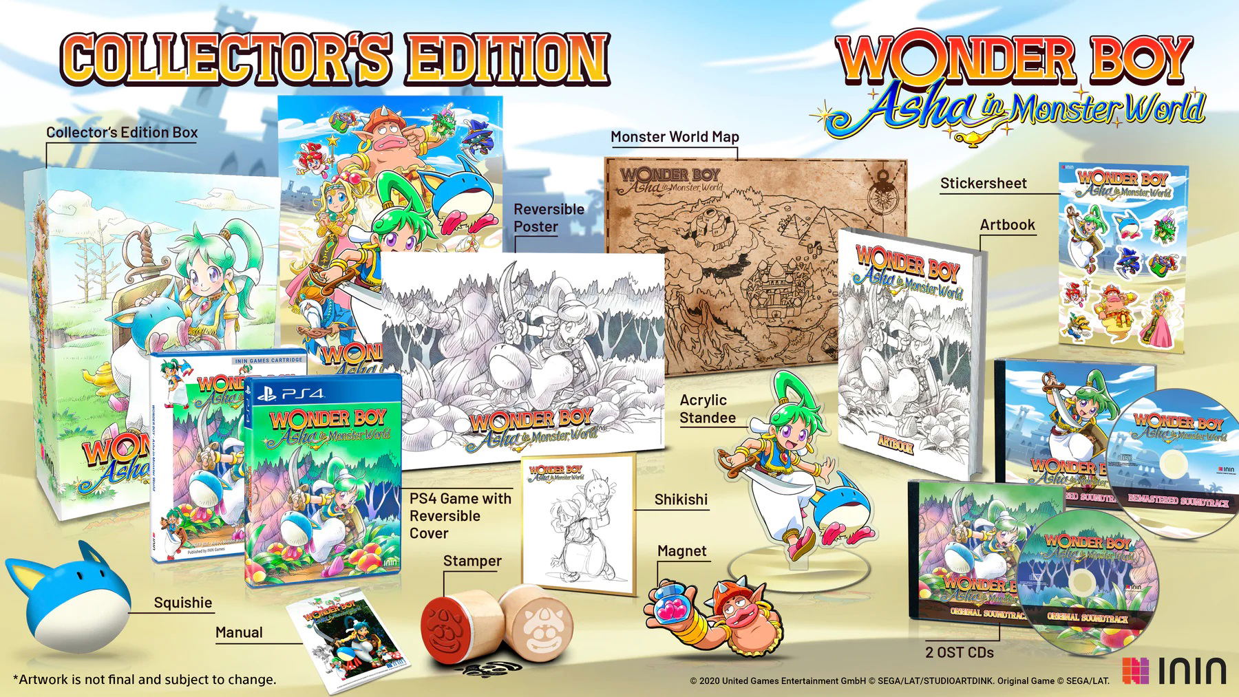 Wonder Boy: Asha in Monster World [Collector's Edition] — Import Game Deal