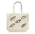 Jujutsu Kaisen Gokumonkyo Large Tote Bag Natural thumbnail 1