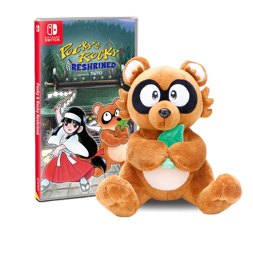 Pocky & Rocky Reshrined [Plushie Bundle] for Nintendo Switch