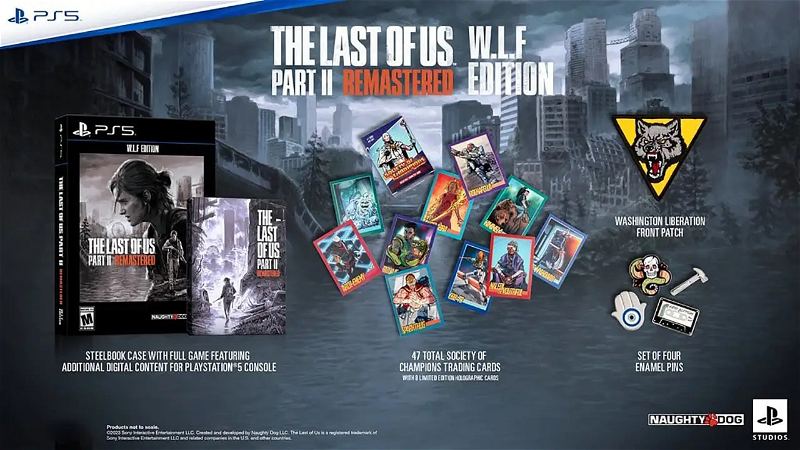 The Last of Us Part II Remastered [W.L.F Edition] (Multi-Language) for  PlayStation 5