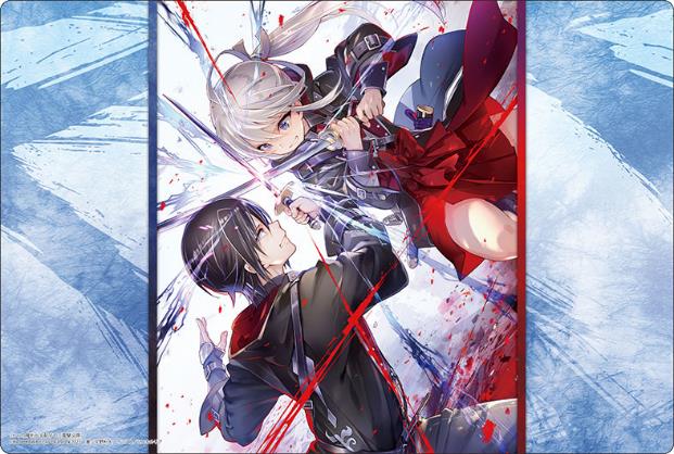 Bushiroad Rubber Mat Collection V2 Vol. 1094 Dengeki Bunko Reign of the Seven Spellblades Oliver Horn & Nanao Hibiya image 1
