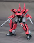 Martian Successor Nadesico The Prince of Darkness Plastic Model: Black Sarena thumbnail 17