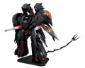 Martian Successor Nadesico The Prince of Darkness Plastic Model: Black Sarena thumbnail 1