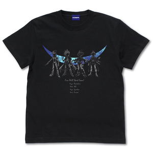 Yu-Gi-Oh! ARC-V Yuuya & Yuto & Yuugo & Yuri T-shirt (Black | Size M)_