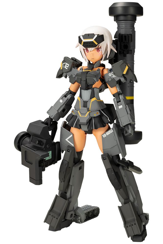 Frame Arms Girl Gourai-kai Black with FGM148 Type Anti-tank Missile Kotobukiya