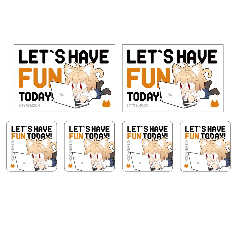 Tsukihime - A Piece Of Blue Glass Moon - Neco-Arc Mini Sticker Set image 2
