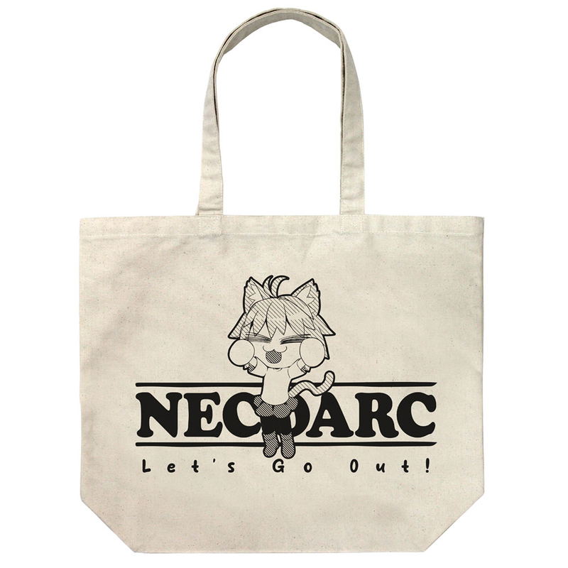 Tsukihime -A Piece of Blue Glass Moon- Nekoark Large Tote Bag Natural image 1