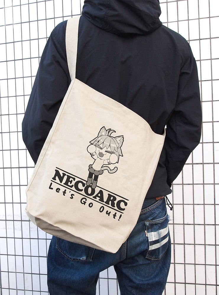 Tsukihime -A Piece of Blue Glass Moon- Nekoark Shoulder Tote Bag Natural image 2