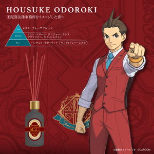 Ace Attorney Reed Diffuser Apollo Justice Motif - Scent Inspired by Justice Law Office_