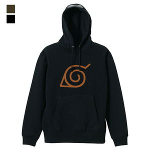 Naruto Shippuden Hidden Leaf Village Hoodie (Black | Size M)_