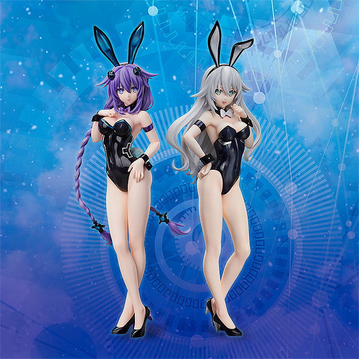 Hyperdimension Neptunia 1/4 Scale Pre-Painted Figure: Black Heart Bare Leg Bunny Ver. image 9