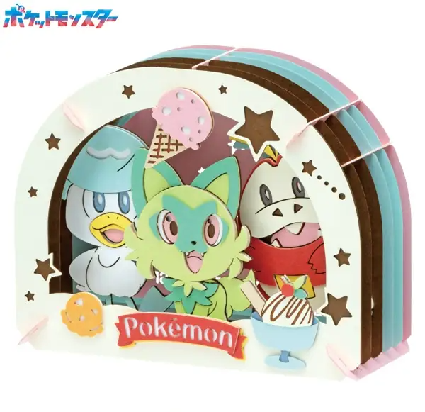 Pokemon Paper Theater Pt-337 Wakuwaku Ice Cream