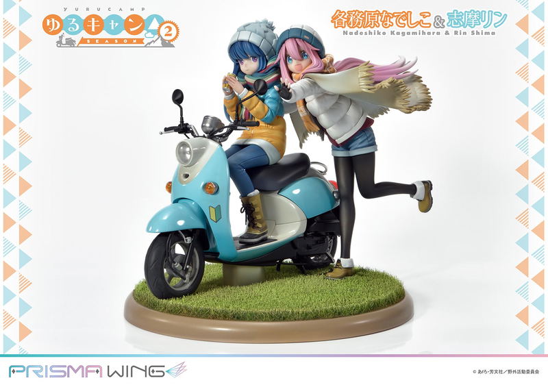 Prisma Wing Yurucamp 1/7 Scale Pre-Painted Figure: Kagamihara Nadeshiko & Shima Rin image 2