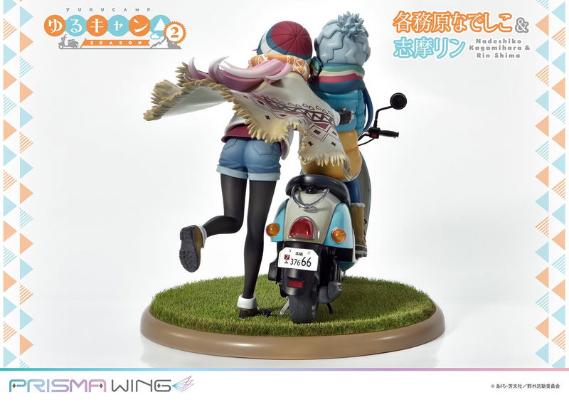 Prisma Wing Yurucamp 1/7 Scale Pre-Painted Figure: Kagamihara Nadeshiko & Shima Rin image 4