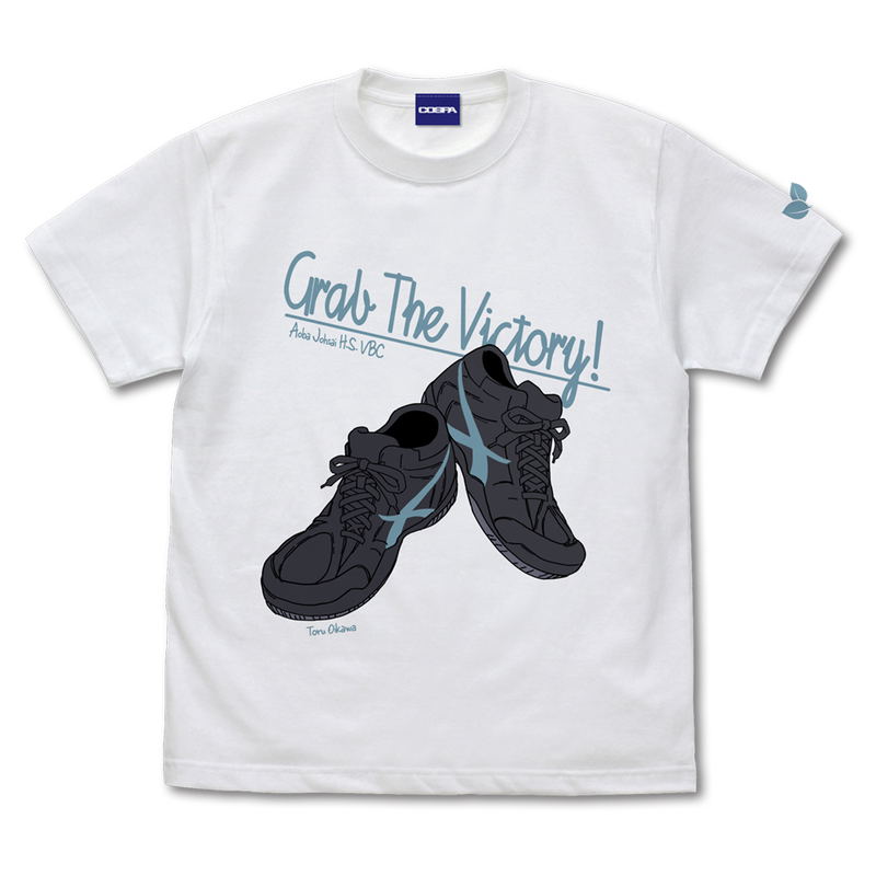 Haikyu!! Tooru Oikawa Shoes T-shirt (White | Size M) image 1