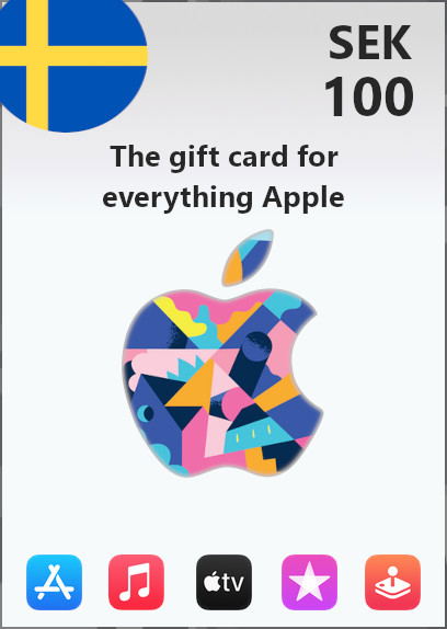 Apple Gift Card 100 SEK | Sweden Account <span class="ext ext_digital">digital</span> image 1