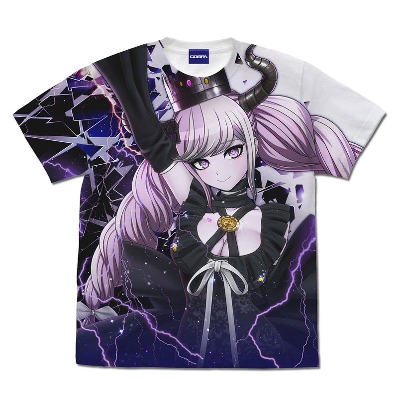Master Detective Archives: Rain Code Shinigami-chan Full Graphic T-shirt (Size XL) image 1