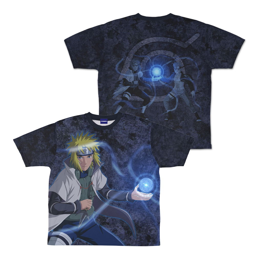 Naruto Shippuden Minato Namikaze Double-sided Full Graphic T-shirt