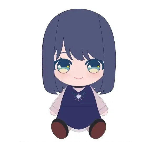 Oshi No Ko Chibi Plush Kurokawa Akane image 1