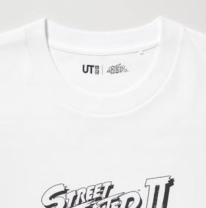 UT Street Fighter II Graphic T-Shirt (White| Size M)_