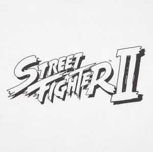 UT Street Fighter II Graphic T-Shirt (White| Size M)_
