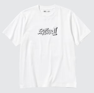 UT Street Fighter II Graphic T-Shirt (White| Size XXL)_