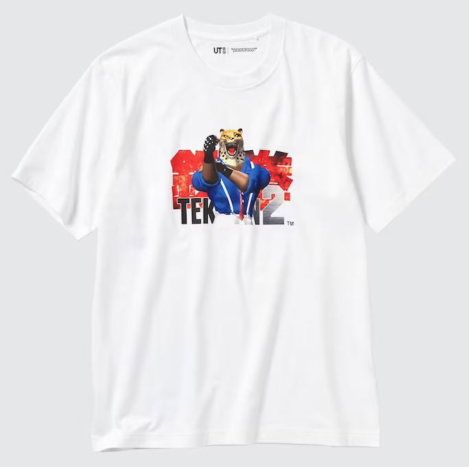 UT Fighting Game Legends Tekken 2 Graphic T-Shirt (White| Size L) image 1