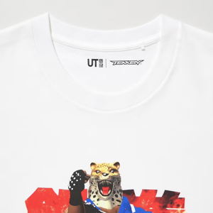 UT Fighting Game Legends Tekken 2 Graphic T-Shirt (White| Size M)_