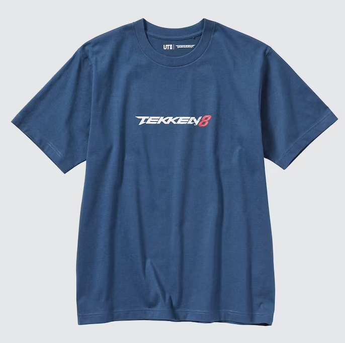 UT Fighting Game Legends Tekken 8 Graphic T-Shirt (Blue| Size M)