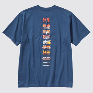 UT Fighting Game Legends Tekken 8 Graphic T-Shirt (Blue| Size M)