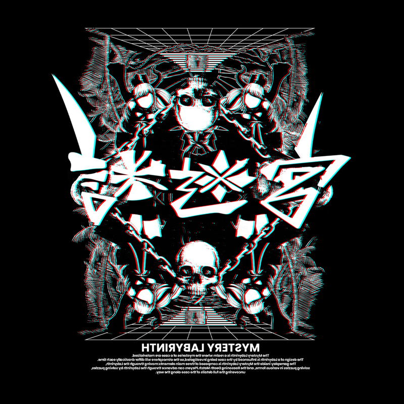 Master Detective Archives: Rain Code Mystery Labyrinth T-shirt (Black | Size L) image 2