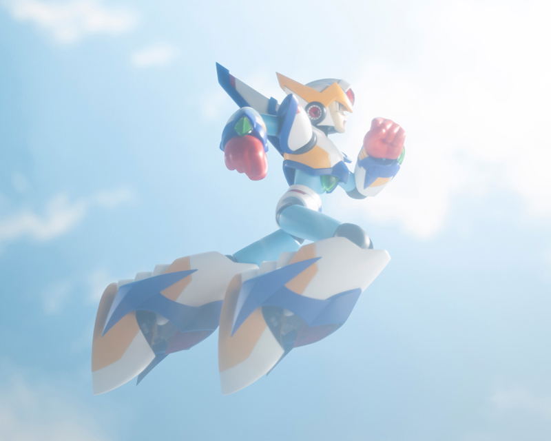 Mega Man X 1/12 Scale Plastic Model Kit: Falcon Armor image 13