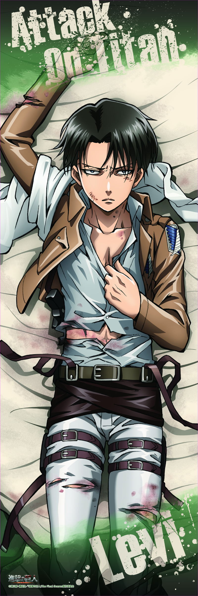 Attack on Titan Dakimakura Cover B Levi image 2