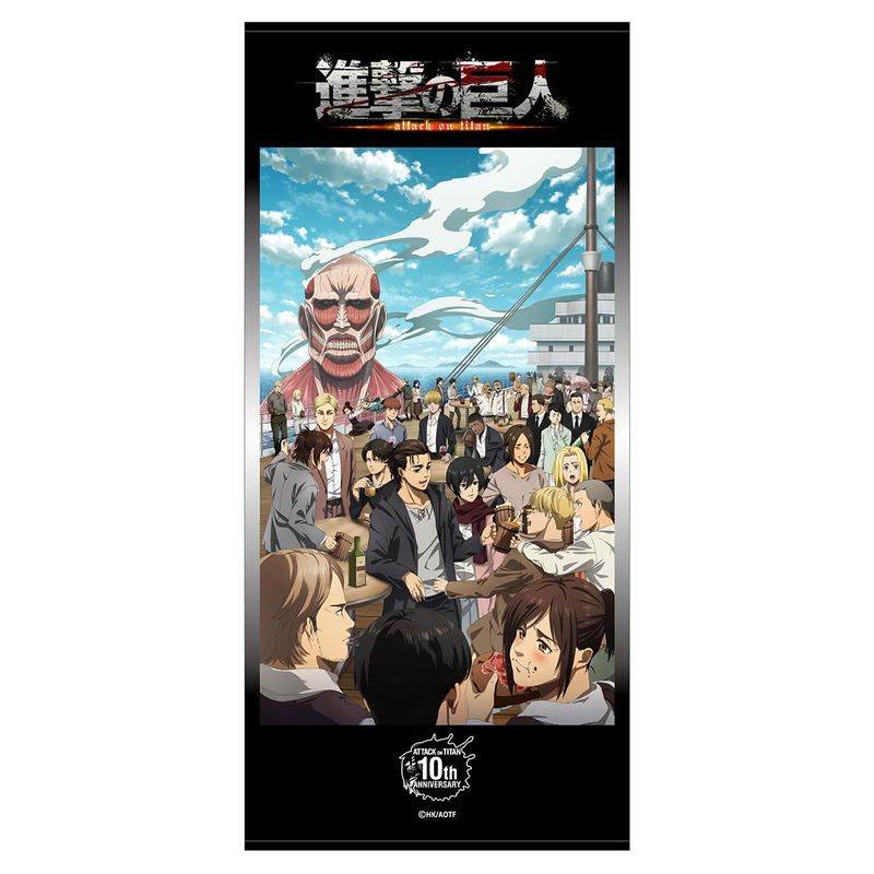 Attack on Titan Worldwide After Party Full Color Bath Towel image 1