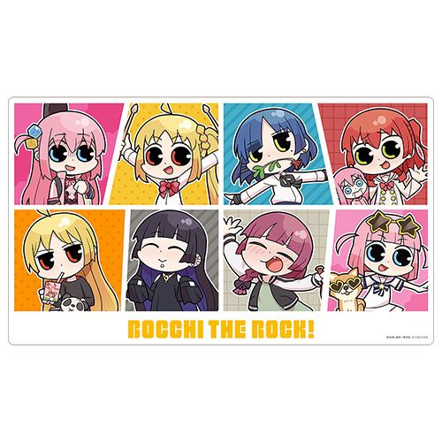 Bocchi the Rock! Rubber Mat Mini Character 2 / B Curtain Damashii