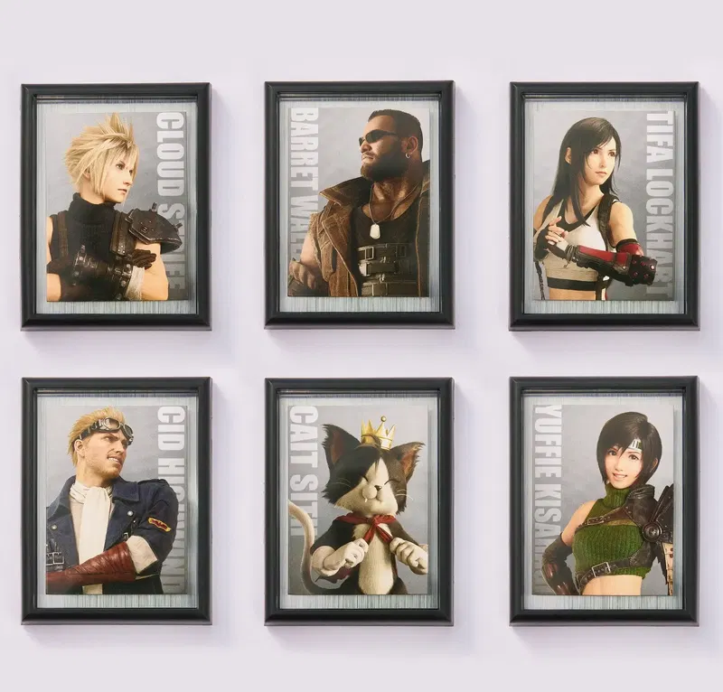 Final Fantasy VII Rebirth Frame Magnet Gallery Vol. 1 (Set of 12 Pieces) image 1