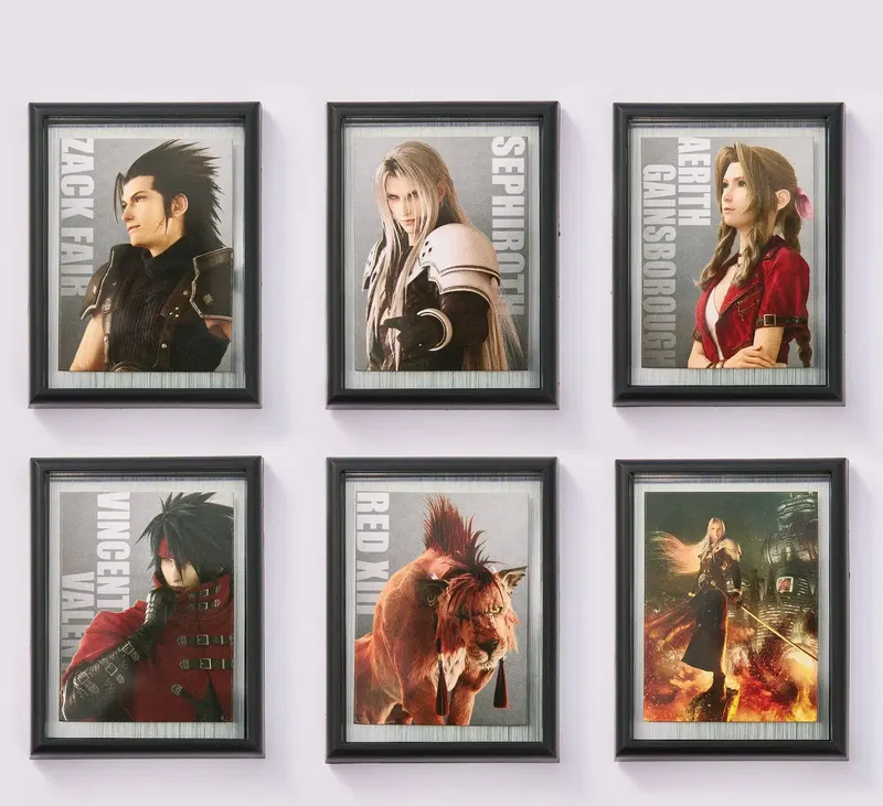 Final Fantasy VII Rebirth Frame Magnet Gallery Vol. 2 (Set of 12 Pieces) (Re-run) image 1