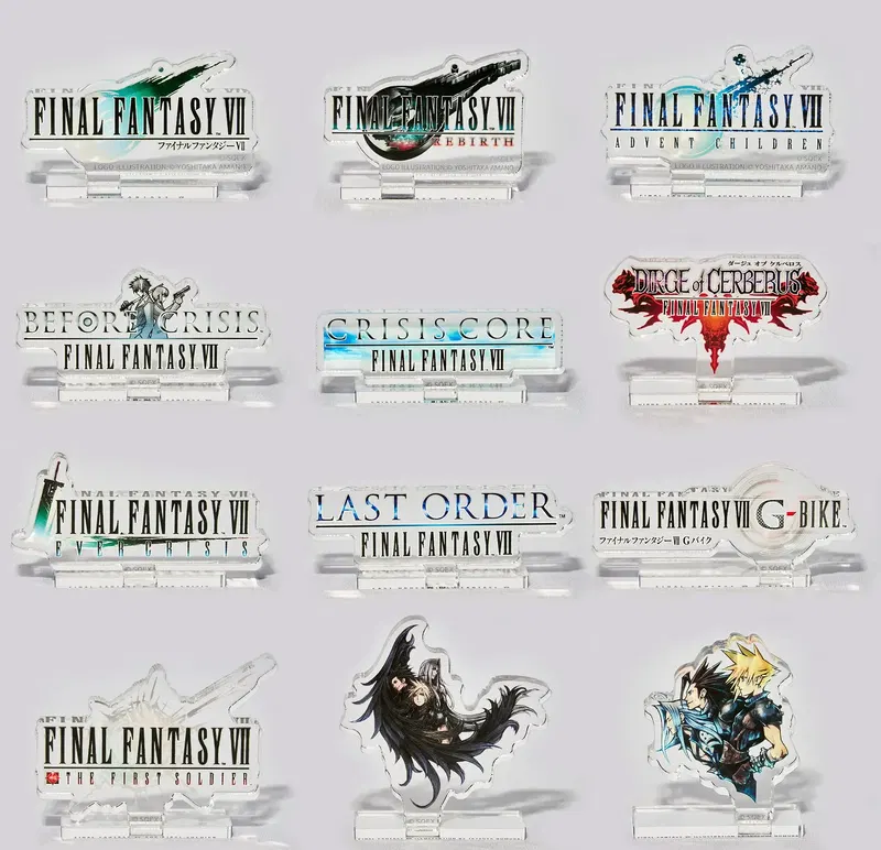 Final Fantasy VII Series Logo Acrylic Stand Collection (Set of 12 Pieces) image 1
