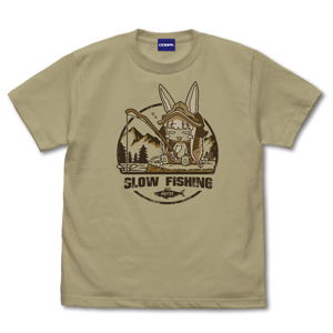 Made in Abyss: The Golden City of the Scorching Sun Fishing Nanachi T-shirt (Sand Khaki | Size XL)_