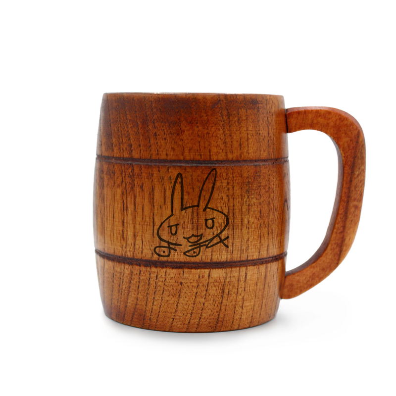 Made in Abyss: The Golden City of the Scorching Sun Nanachi's Signature Barrel-shaped Wood Mug image 1