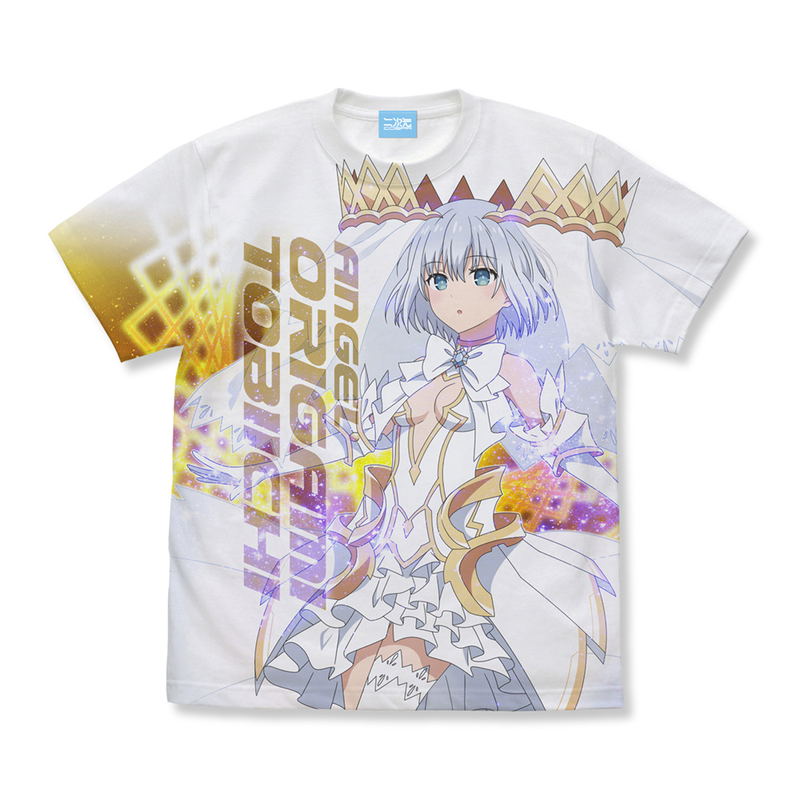 Date A Live IV - Tobiichi Origami Manifestation Ver. Full Graphic T-shirt (White | Size XL) image 1