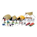 ARTPLA Yurucamp Camp Set 1/24 Scale Plastic Model Kit thumbnail 1