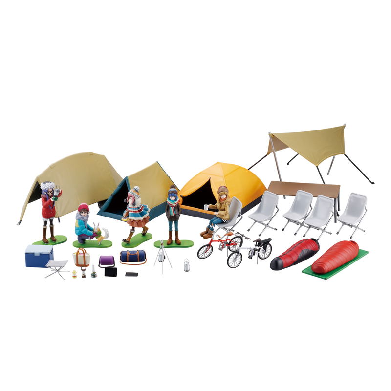 ARTPLA Yurucamp Camp Set 1/24 Scale Plastic Model Kit image 1