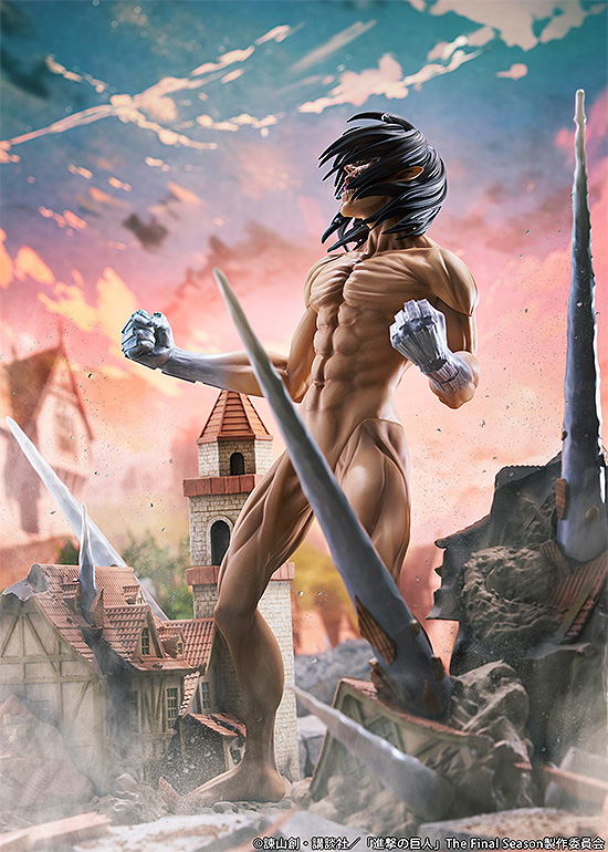 Attack on Titan Pre-Painted Figure: Eren Yeager Attack Titan Ver. Judgment image 10